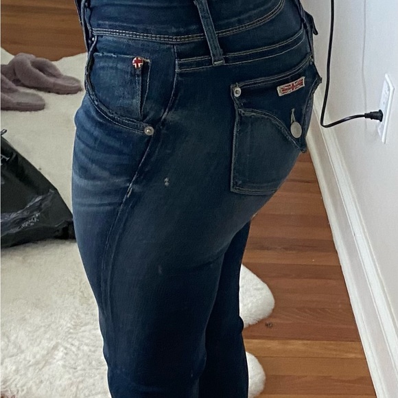 HUDSON Made in the USA Beth Midrise bootcut premium blue jeans - Picture 3 of 9